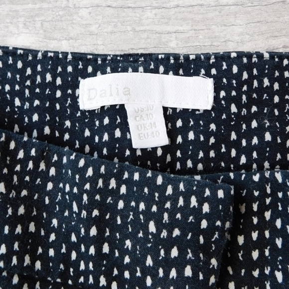 DALIA WM 10 BLK & WHITE SPECKLED CITY FIT PANTS - Picture 4 of 7